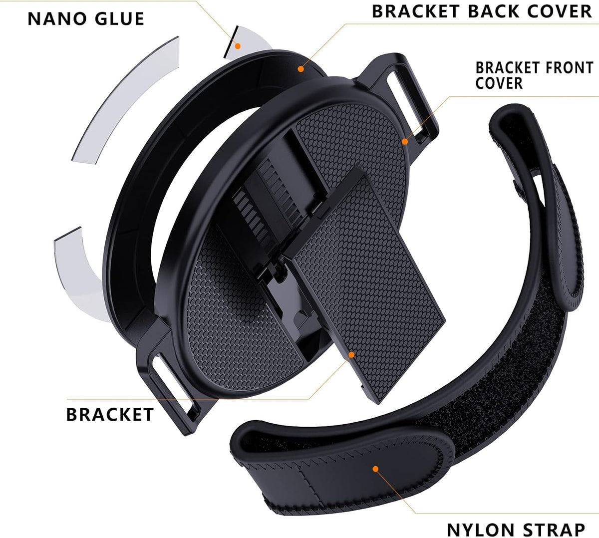 VGGNUU 9-11 Inch 6/7 Tablet Stand with Hand Strap - Universal Tablet Hand Strap Holder & Loop Fastening Handle Grip