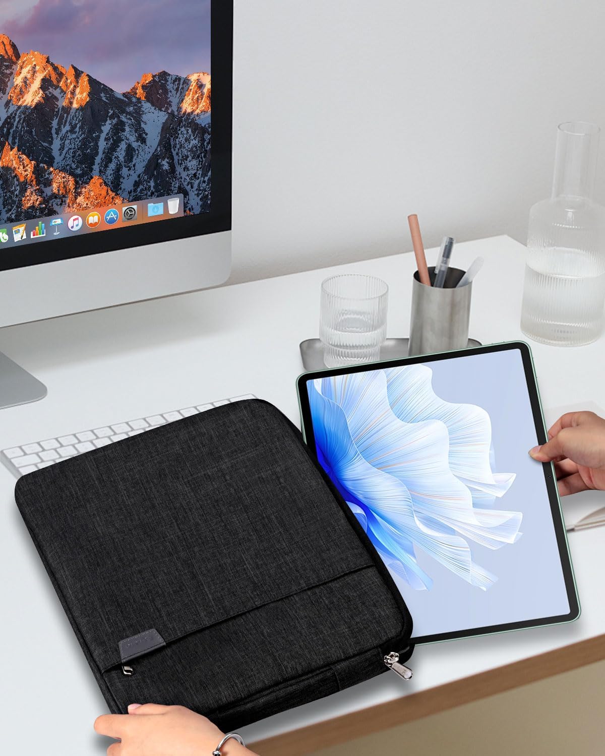 Banero 15.6/16.1-inch 15.6/16.1" Portable Monitor Case with Acessories Storage, Sleeve for Most Portable Monitors