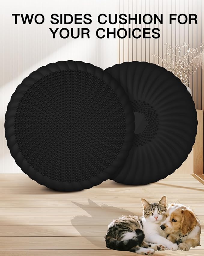 Wobble Cushion with Inflation Pump - Wobble Disk Balance Disc Wiggle Seat for Sensory Kids, Balance Pads