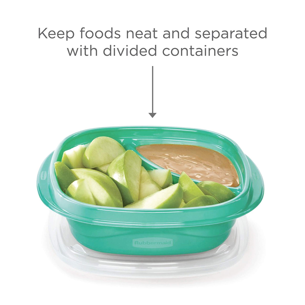Rubbermaid 50-Piece Food Storage Containers Set with Lids, Teal Splash – Perfect for Lunch, Meal Prep, Leftovers & More – Top Rack Dishwasher Safe, BPA-Free Plastic