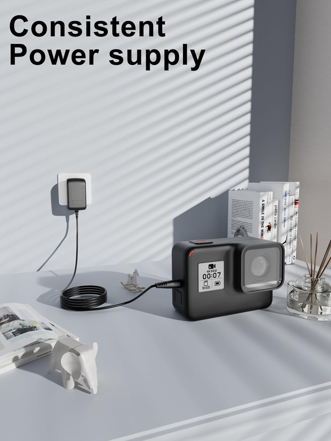 XWNV PK-201 PK102 Ac Dc Adapter Compatible with Optoma Pico Pocket Portable Projector Switching