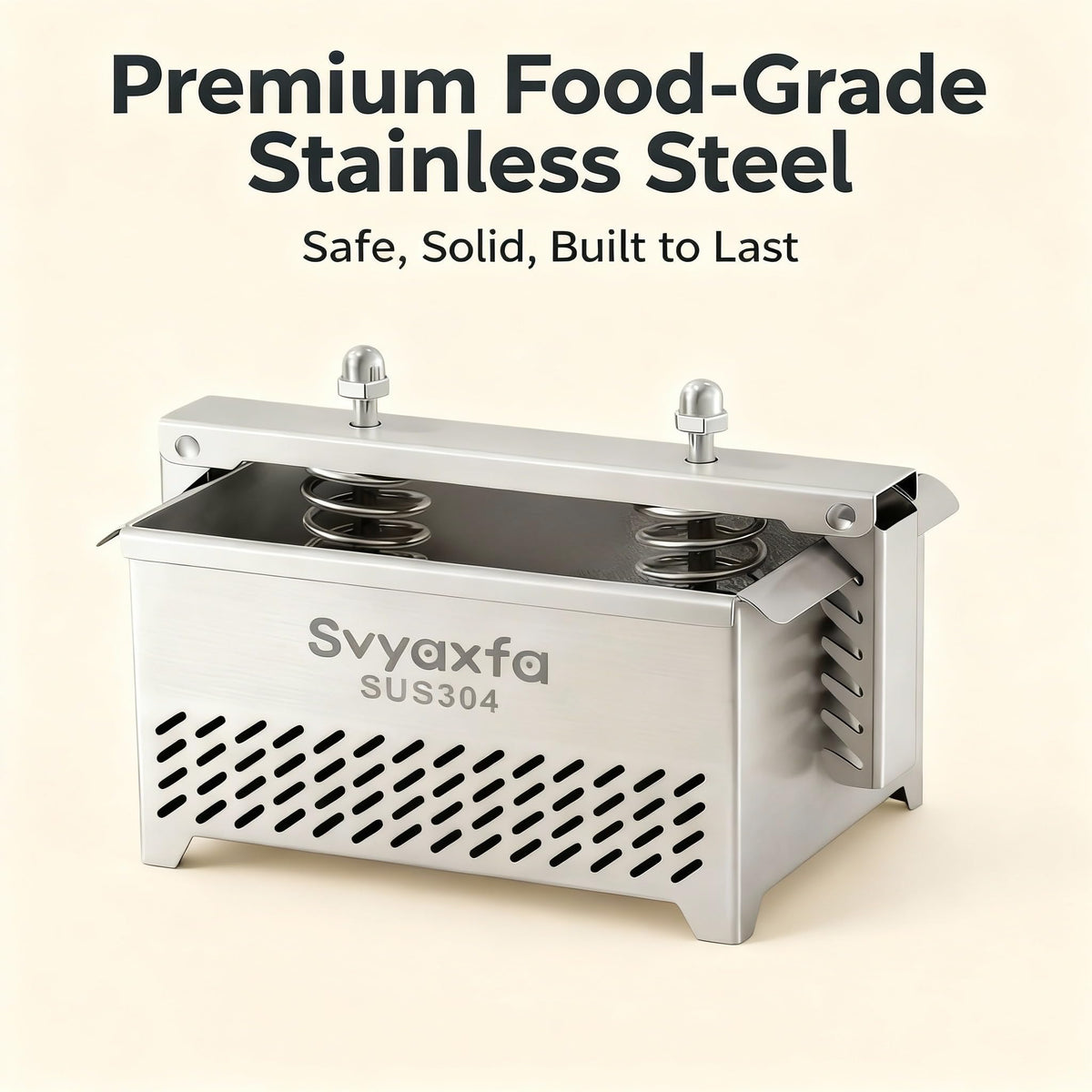 Tofu Press Stainless Steel Tofu press Paneer Maker Cheese Press - Quick Water Removal in 10-30 Mins - Perfect for Silken, Firm or Extra Firm Tofu - BPA Free Dishwasher Safe Food Strainer XL