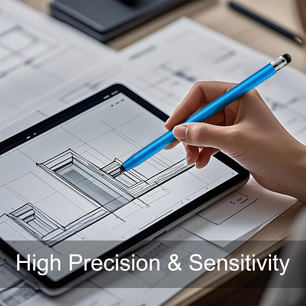ChaoQ 6pcs Stylus Pen for Touchscreen, High Sensitivity and Precision Stylus Pen for iPad iPhone Android and All Touch
