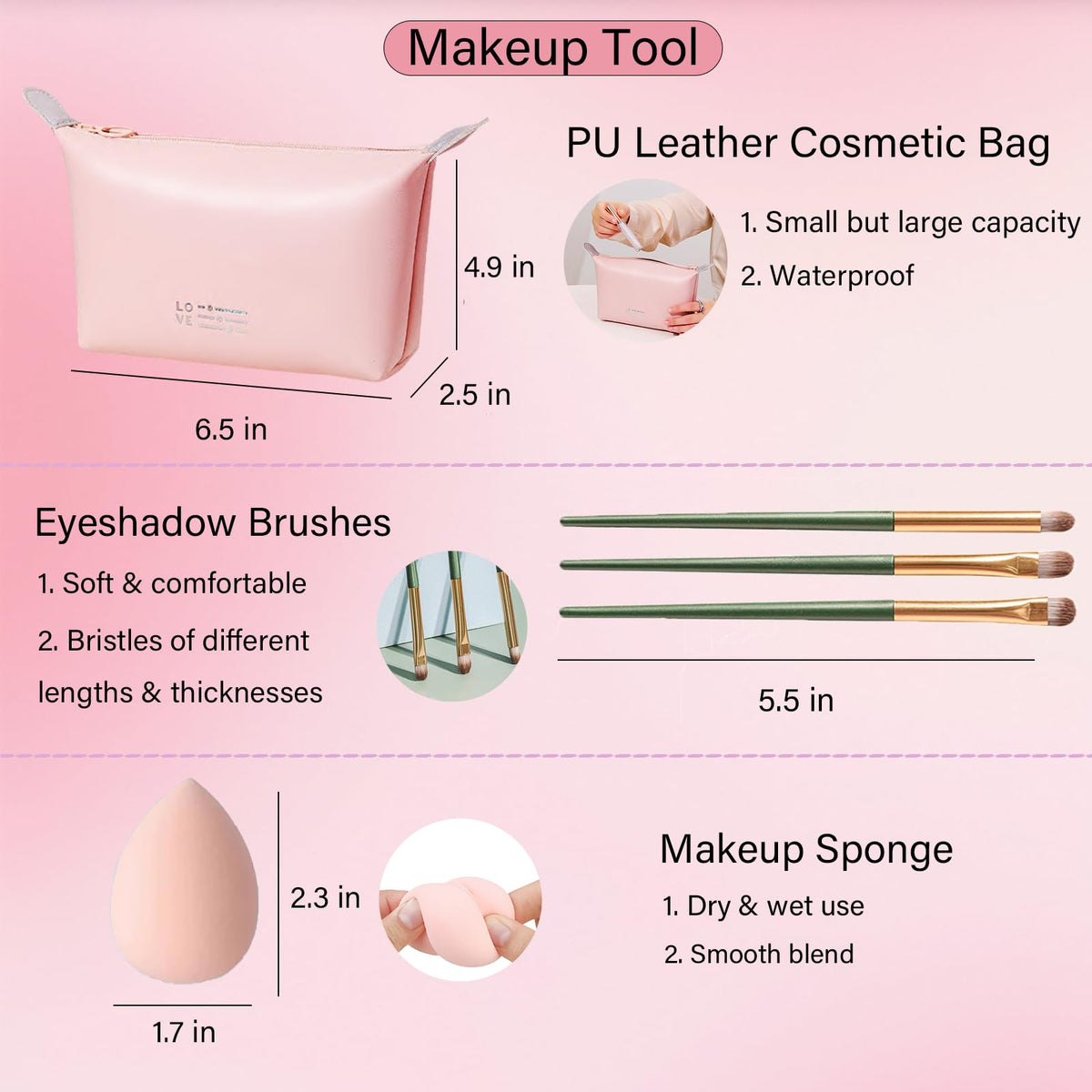Makeup Set for Women, Makeup Full Kit for Beginners & Professionals, Travel Makeup Set for Teens & Adults, Makeup Gift Set for Girls, Eyeshadow Palette, Lip Gloss, Face & Eye Make up