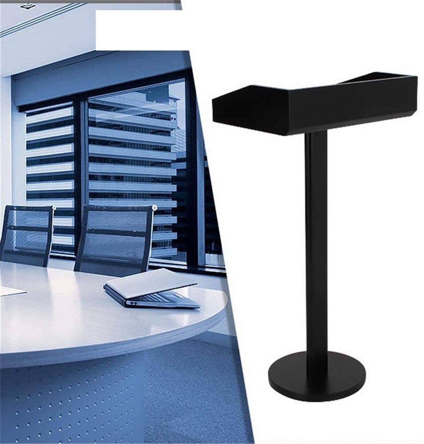 Lectern Podium Stand, Lectern Podium Free-Standing Floor Standing Pulpit Hotel Restaurant Entrance Podium Welcome Table Speaking Stage Master of Ceremonies