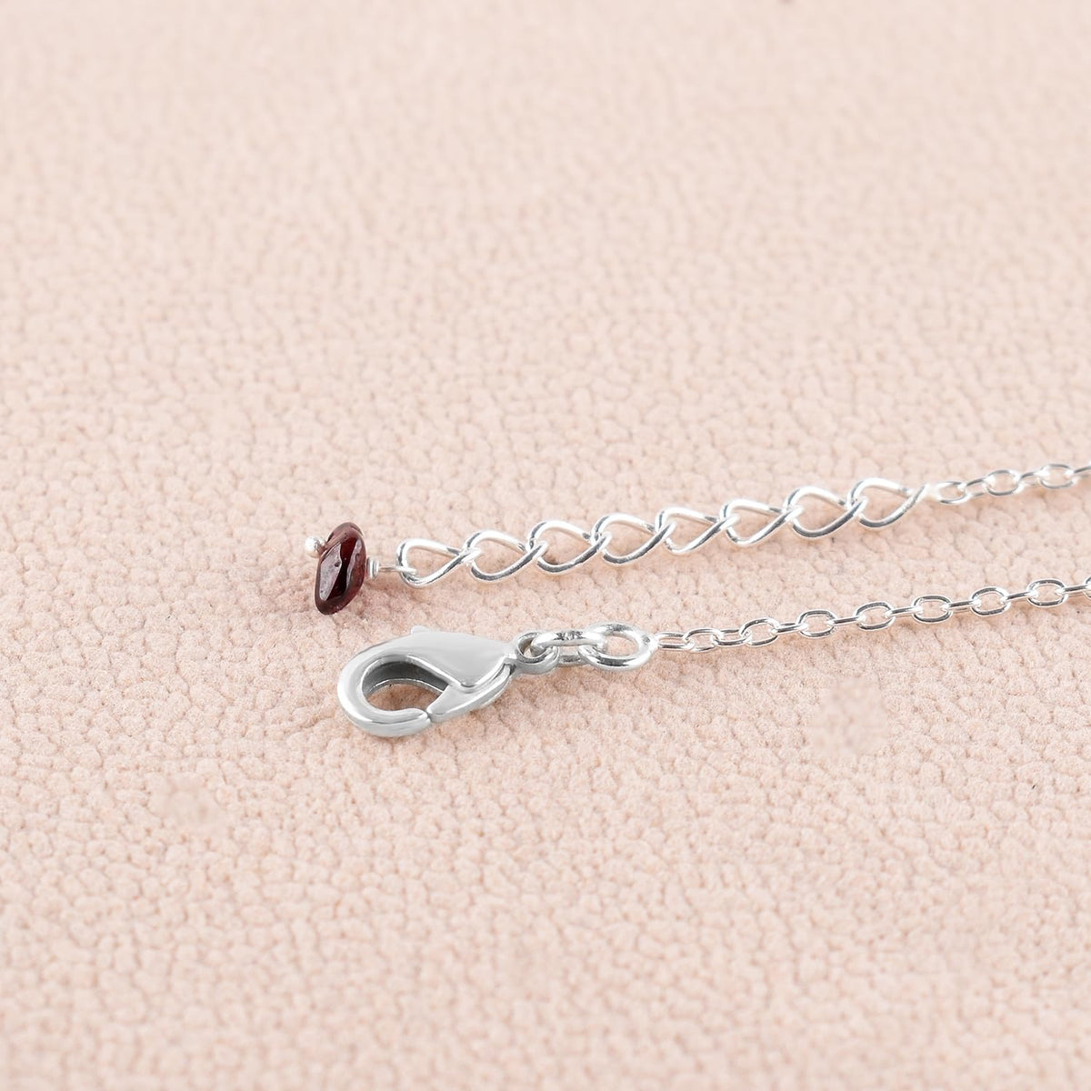 Garnet Bracelets For Women Nuggets Bar Bracelet Natural Gemstones June Birthstone Silver Plated Jewelry Adjustable 7 to 8 inch Chain Chakra Crystals Trendy Gifts For Her Birthday