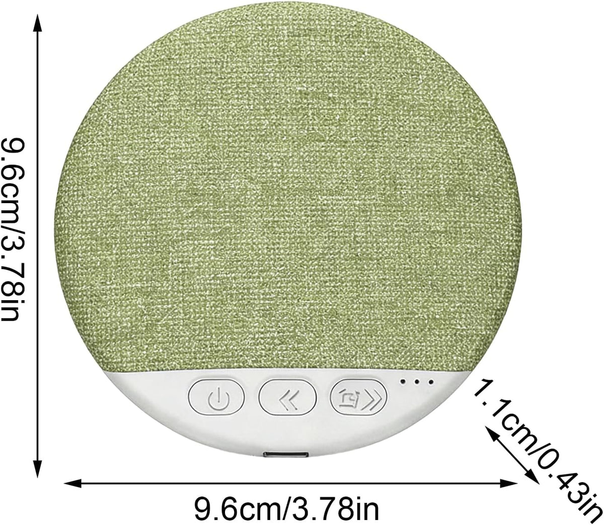 Generic 250mah, Under Pillow Speaker, with White Noise and Timer, Pillow Speaker, Bone Conduction Bluetoth Audio