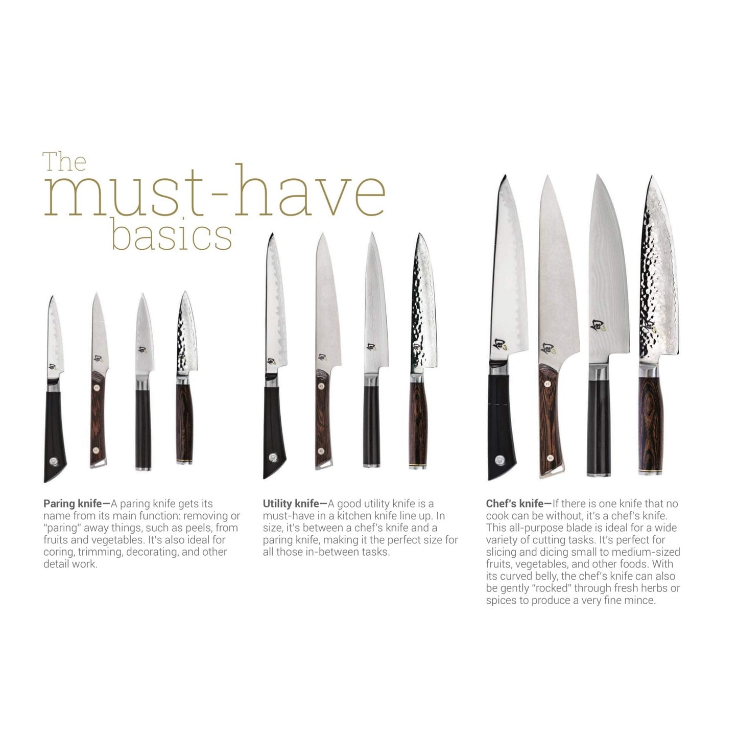 Shun Sora 5 Pc Student Knife Set