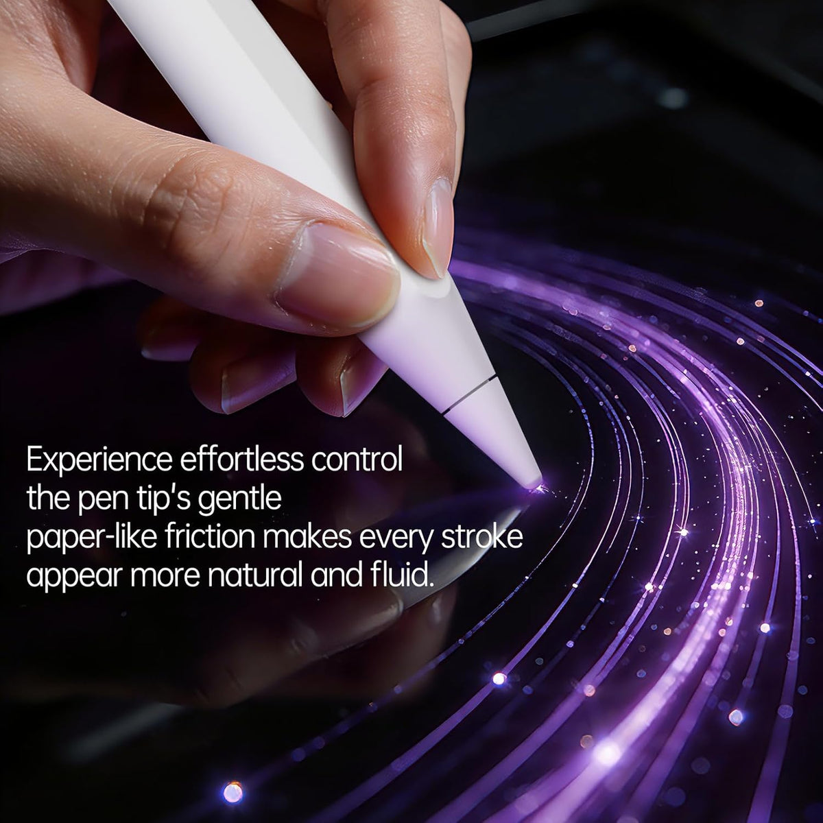 AZF Pro/USB-C/2nd Gen/1st Accessories-6 Pack(Purple) Replacement Tips for Apple Pencil Gen Tips with Storage BoxMix