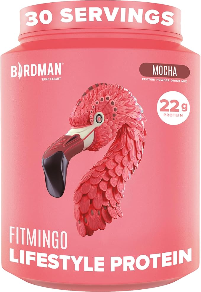 Fitmingo Vegan Protein Powder with Inositol, Collagen Boosters, Hyaluronic Acid and Vitamins | Low Carb, Dairy Free, Low Calorie | 23g Plant Based Blueberry Protein Powder with Myo-Inositol