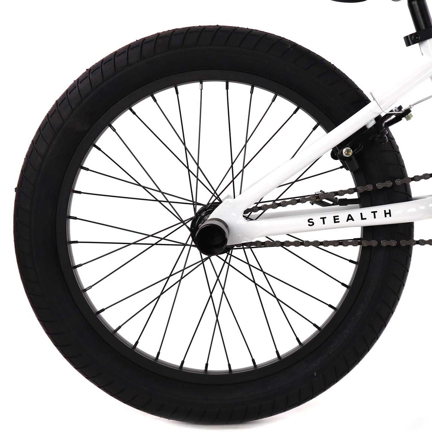 Elite BMX Freestyle Bike, Durable Steel Frame, Available in 16", 18", and 20" Sizes. New Sizes 26" and 29" BMX Bicycles. (White, 20")
