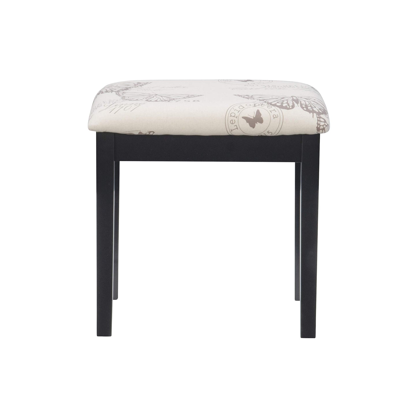 Linon Vanity Set, Black