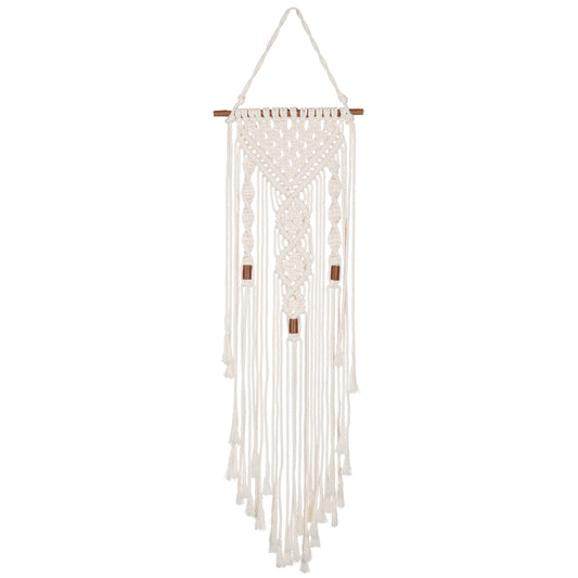 Solid Oak Macramé Wall Hanger Kit - Double Twist, Original version
