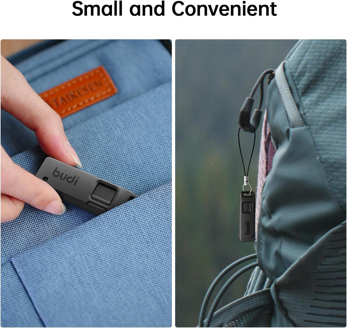BUDI Sim Card Tray Pin Eject Removal Tool Needle Opener Ejector with SIM/TF Card Storage Small Box