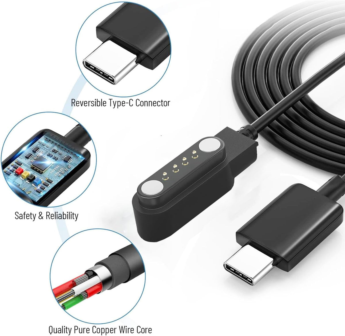 Xininyia [1+1 Pack] for PLAUD NotePin AI Voice Recorder Carrying Case & Charging Cable, Only Case - Carrying Travel Bag