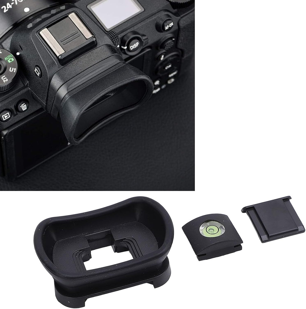 Set DK29 Z5 Z6 Z7 Z6II Z6III Camera Eyecup Square Shape Viewfinder Protector Hot Shoe Cover