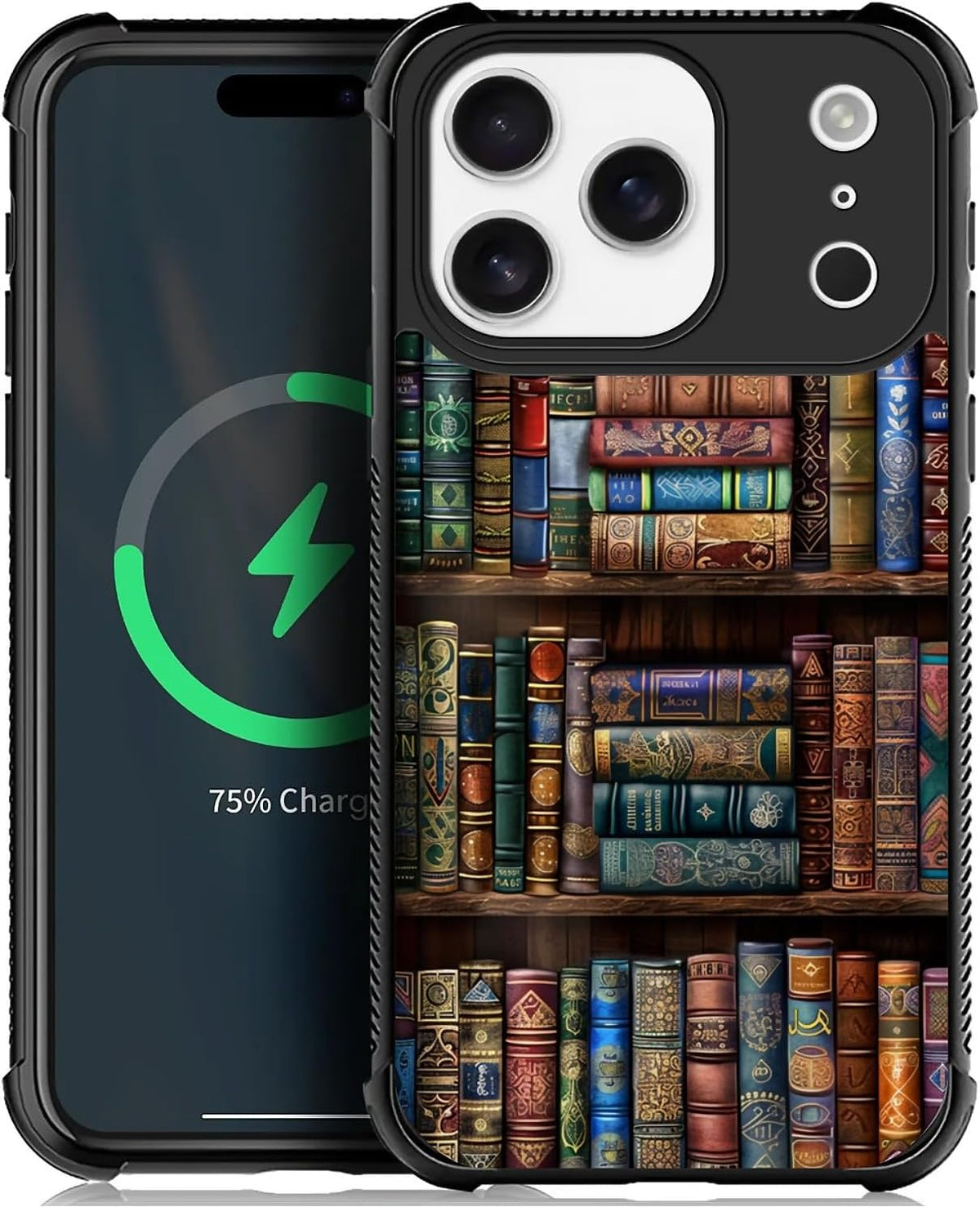 CARLOCA 17 for iPhone Pro Compatible with Magsafe Case Design for Girl Boy Shockproof Magnetic Charge Hard PC Back Case