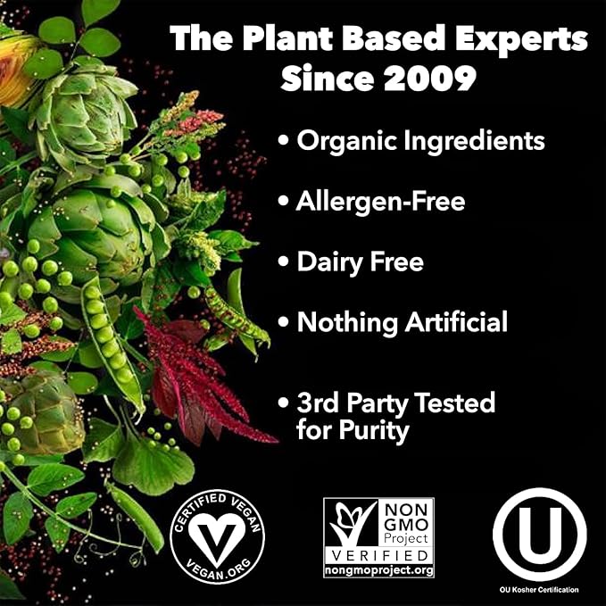 PlantFusion Complete Vegan Protein Powder - Plant Based Protein Powder with BCAAs, Digestive Enzymes and Pea Protein - Keto, Gluten Free, Non-Dairy, No Sugar, Non-GMO - Natural- No Stevia 5 lb Bulk