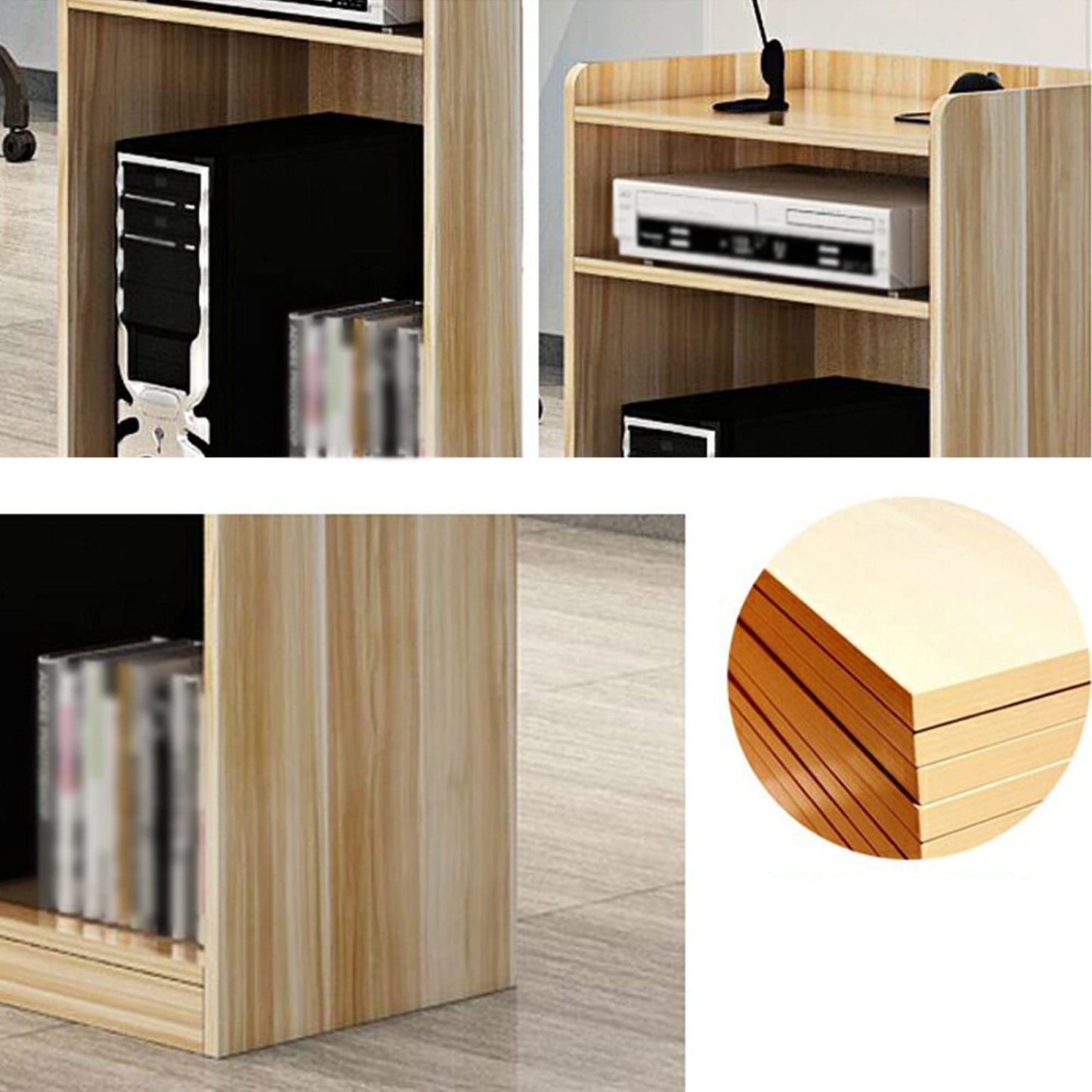 LaseVe Podium Podium Presentation Lectern Stand Podium,Standing Desk Host Stage Speaking Reading Table for Classroom with Wire Hole, Apply to Conference Auditorium/Teak/63x40x110cm
