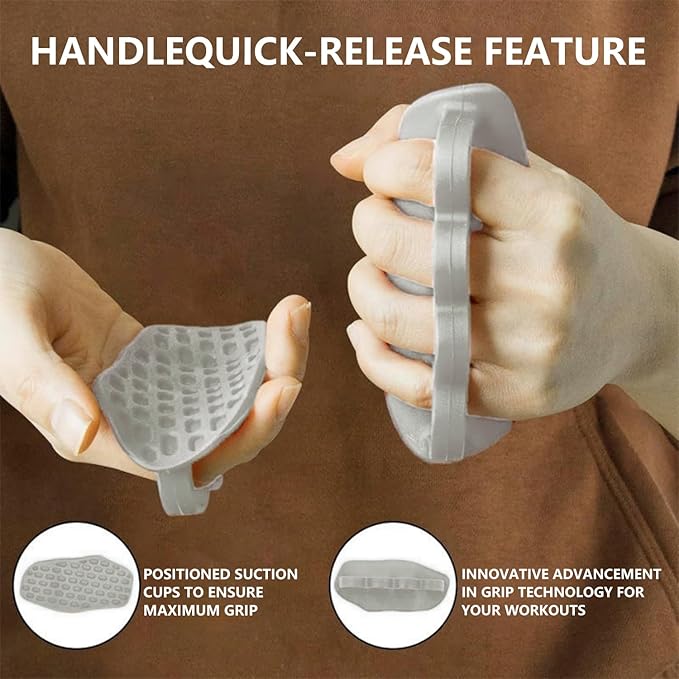 Ergonomic Finger-Sleeve Gym Grip Pads,Anti-Slip Palm Protectors for Weightlifting,Dumbbells,Pull-Ups，Fitness Gloves– Unisex(Black/Grey/Red)