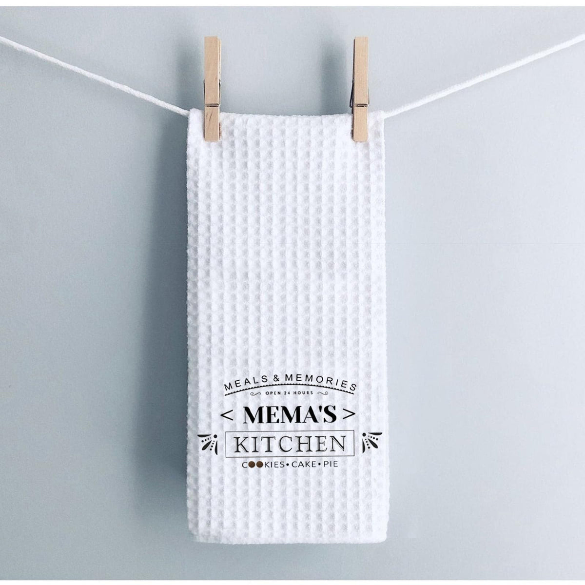 WCGXKO Mema Kitchen Towel - Dish Towel for Mema Birthday Gift (24 Hours)