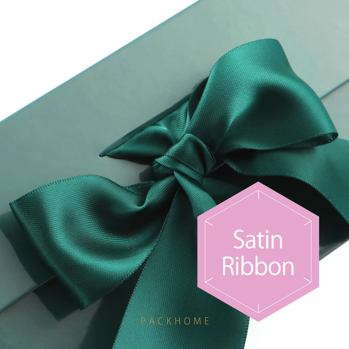 PACKHOME 17x14.5x5.5 Inches, 3 Extra Large Gift Boxes with Lids, Magnetic Closure Boxes with Ribbon for Clothes and Large Gifts (Glossy Green)