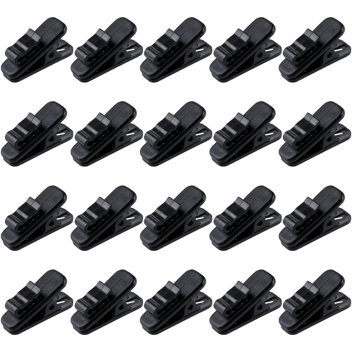 1.5mm 1 Inch Length,20Pcs MUZHI Headphone Clip,Small Cable Clothing Clips,Earbud Clip to Keep Earphone/Microphone Cord