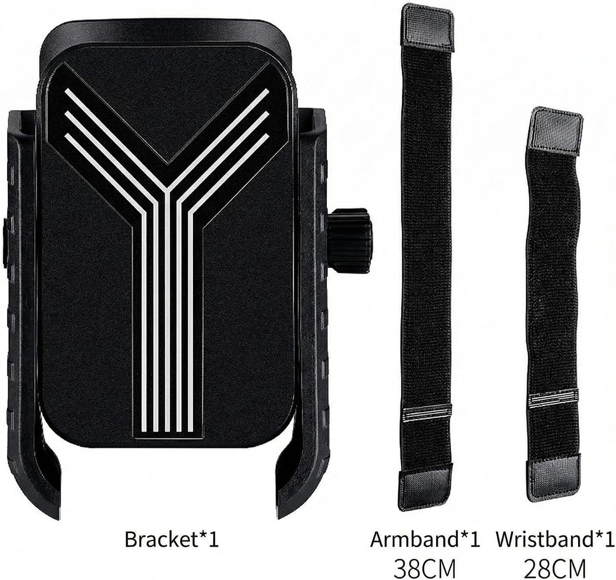 BOROLA 2-in-1 360 4.7-7.2 Wrist & Arm Phone Holder, Rotatable Universal Sports Phone Mount for Running Cycling Gym.