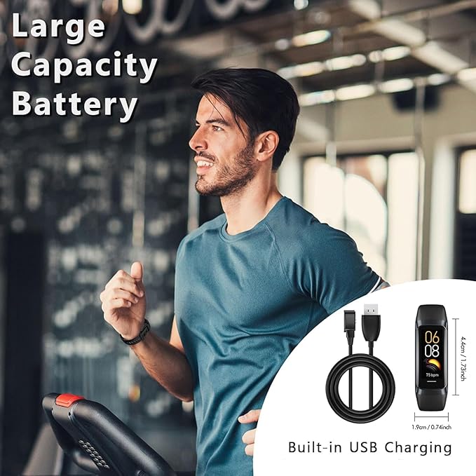Fitness Tracker with 24/7 Heart Rate Blood Oxygen Sleep Monitor,Activity Tracker with 1.1" AMOLED Touch Color Screen, Multiple Sport Modes Step Counter,IP68 Waterproof for Women Men