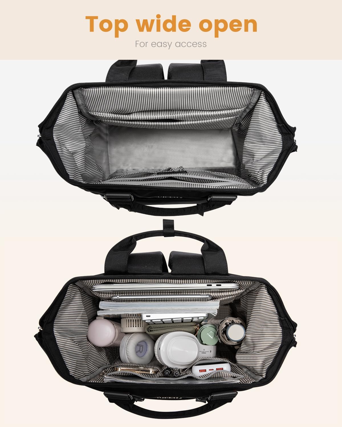 Backpack Backpack Backpack Commuter 15.6 Inch, LOVEVOOK Laptop for Women, College School Student Bookbag, Teacher Work