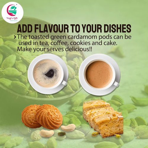 Ground Cardamom Powder 1 LB (16 oz) – Aromatic & Premium Quality | Perfect for Baking, Coffee, Tea & Curries | aka Elaichi, Cardamon | By Yogi’s Gift®