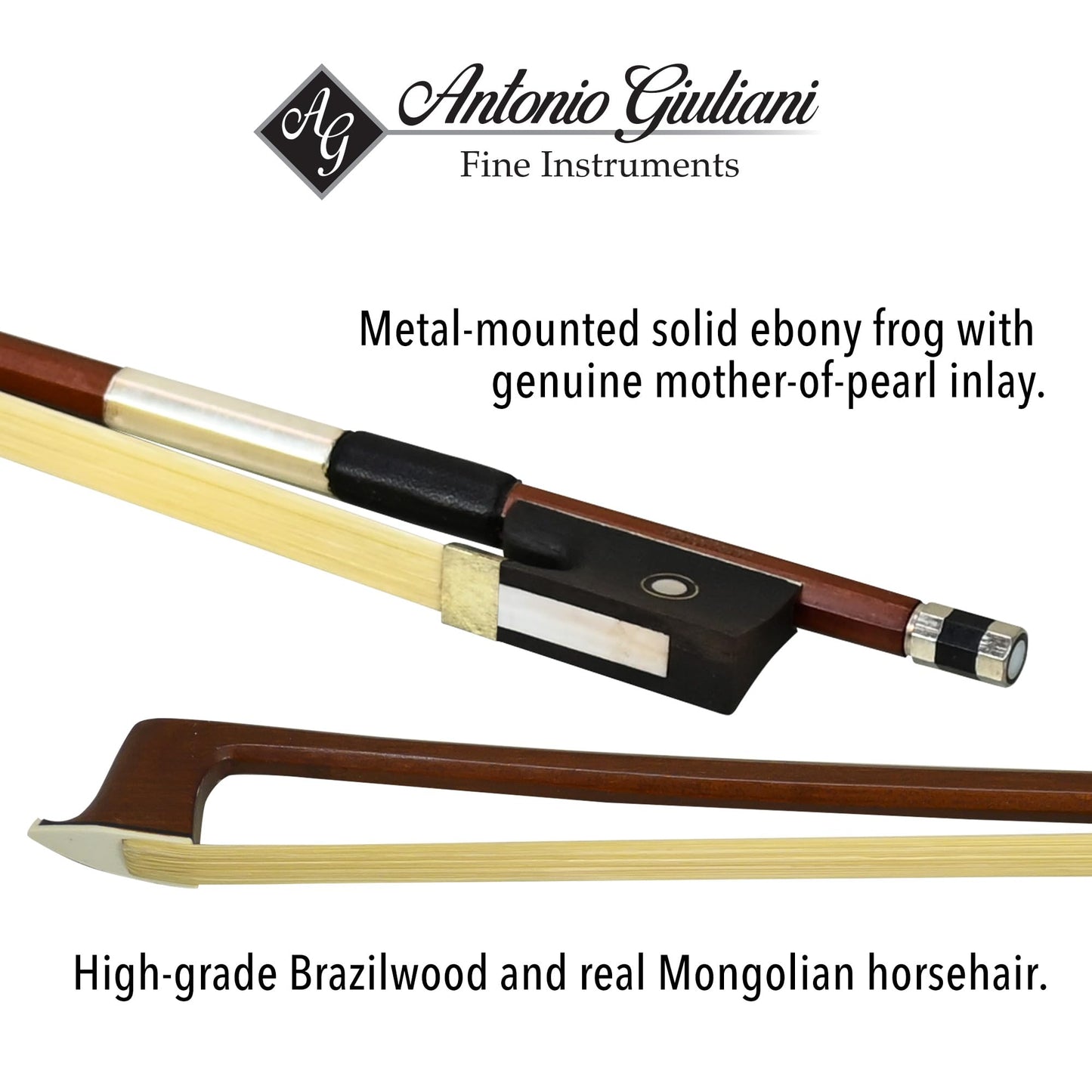 Bunnel Pupil Violin Outfit 4/4 Full Size By Kennedy Violins - Carrying Case and Accessories Included - Solid Maple Wood and Ebony Fittings