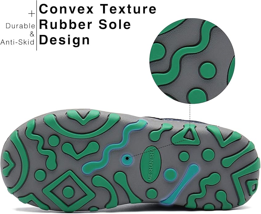 Mishansha Kids Hiking Boots Toddler Girls Boys Hiking Shoes Water-Resistant Anti-Collision Non-Slip Athletic Outdoor Trekking Boots