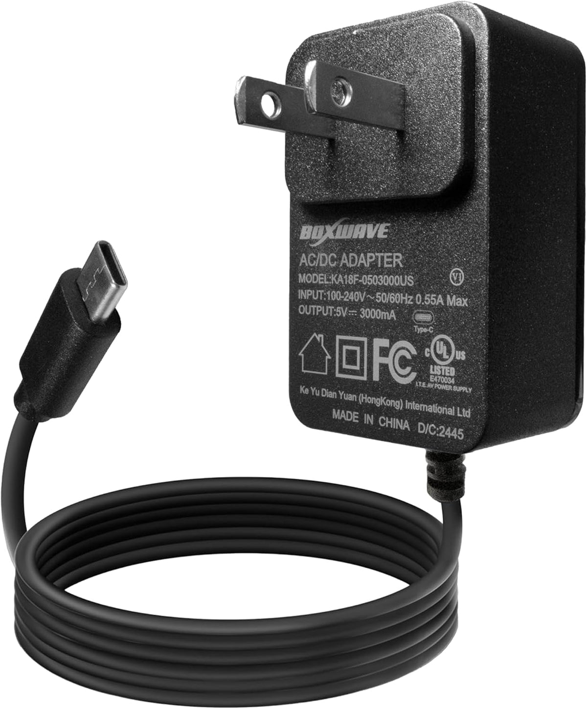 BoxWave TIMMKOO Mp3 (15W), 3ft Charger Compatible with WiFi Player - Wall Charger Direct Rapid Charge Your Device
