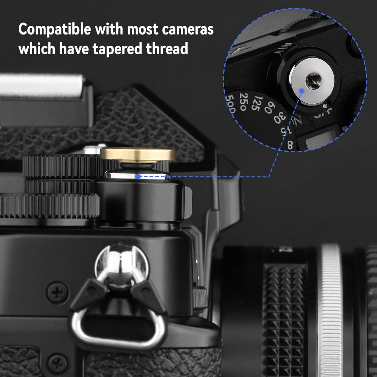 XE5 GFX100RF XM5 X-T5 X-T4 X-T3 X-T30 X-T20 X-PRO3 X100VI X100V X-E4 X-E3 Q3 M10 RX1 0.47in Exquisite Copper Concave