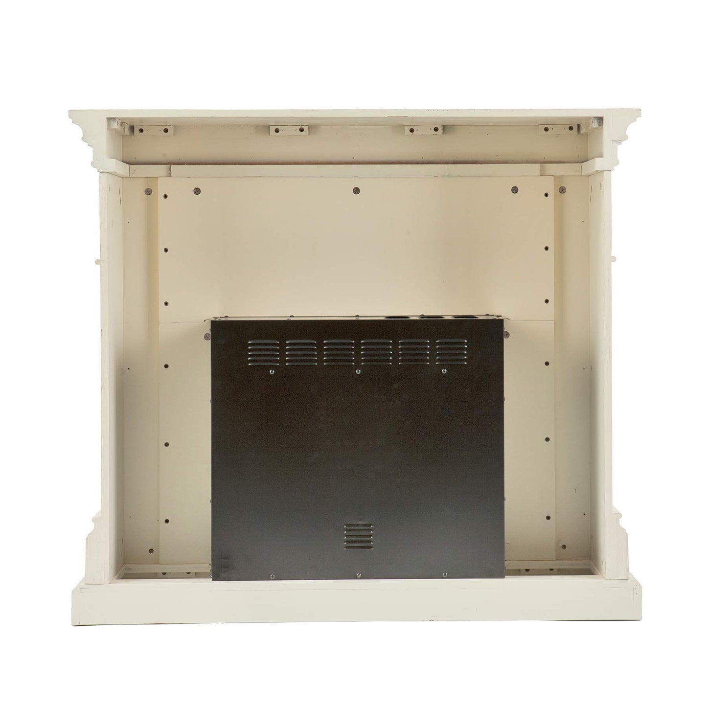 SEI Furniture - Sicilian Harvest Electric Fireplace - Ivory - Transitional Design, Ideal for Living Room, Bedroom (FE9275)