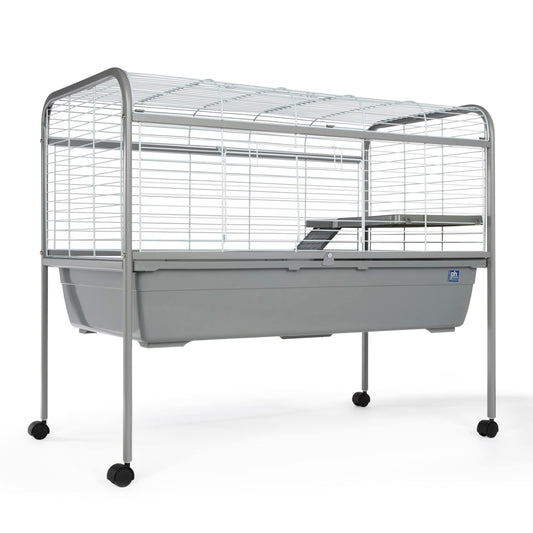 Jumbo Small Animal Home with Stand Gray