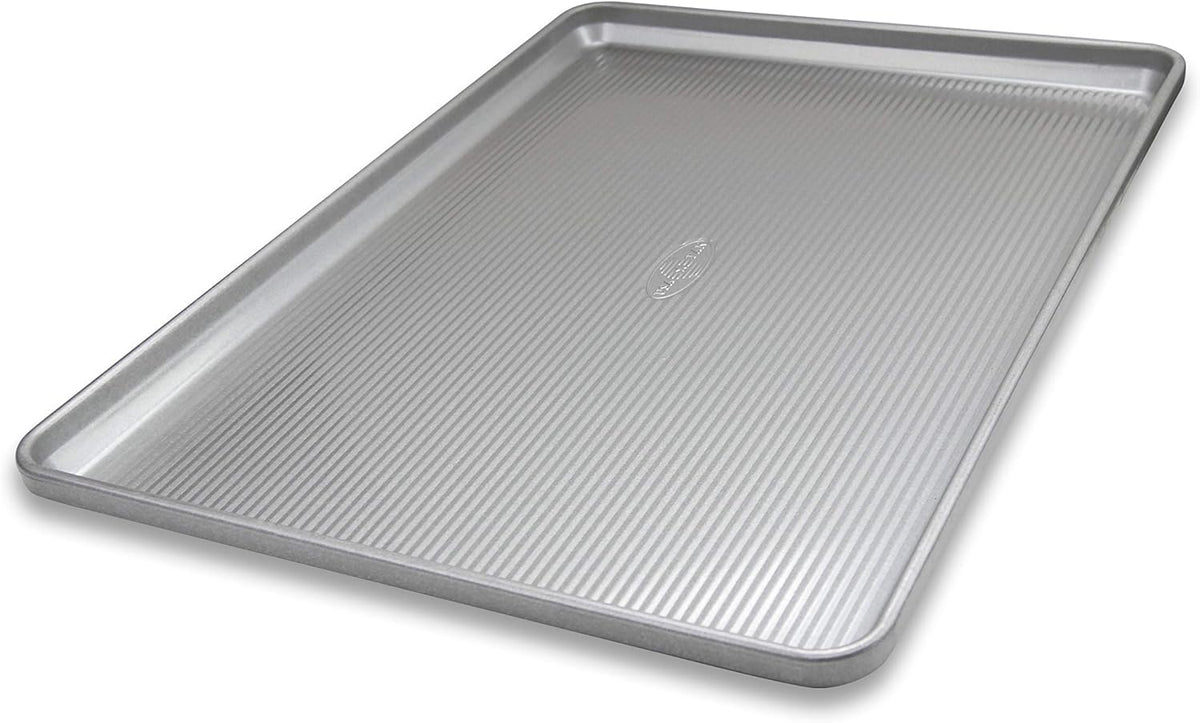 USA Pan Bakeware Half Sheet - Heavy Duty, Warp Resistant Nonstick Baking Pan for Perfect Baking
