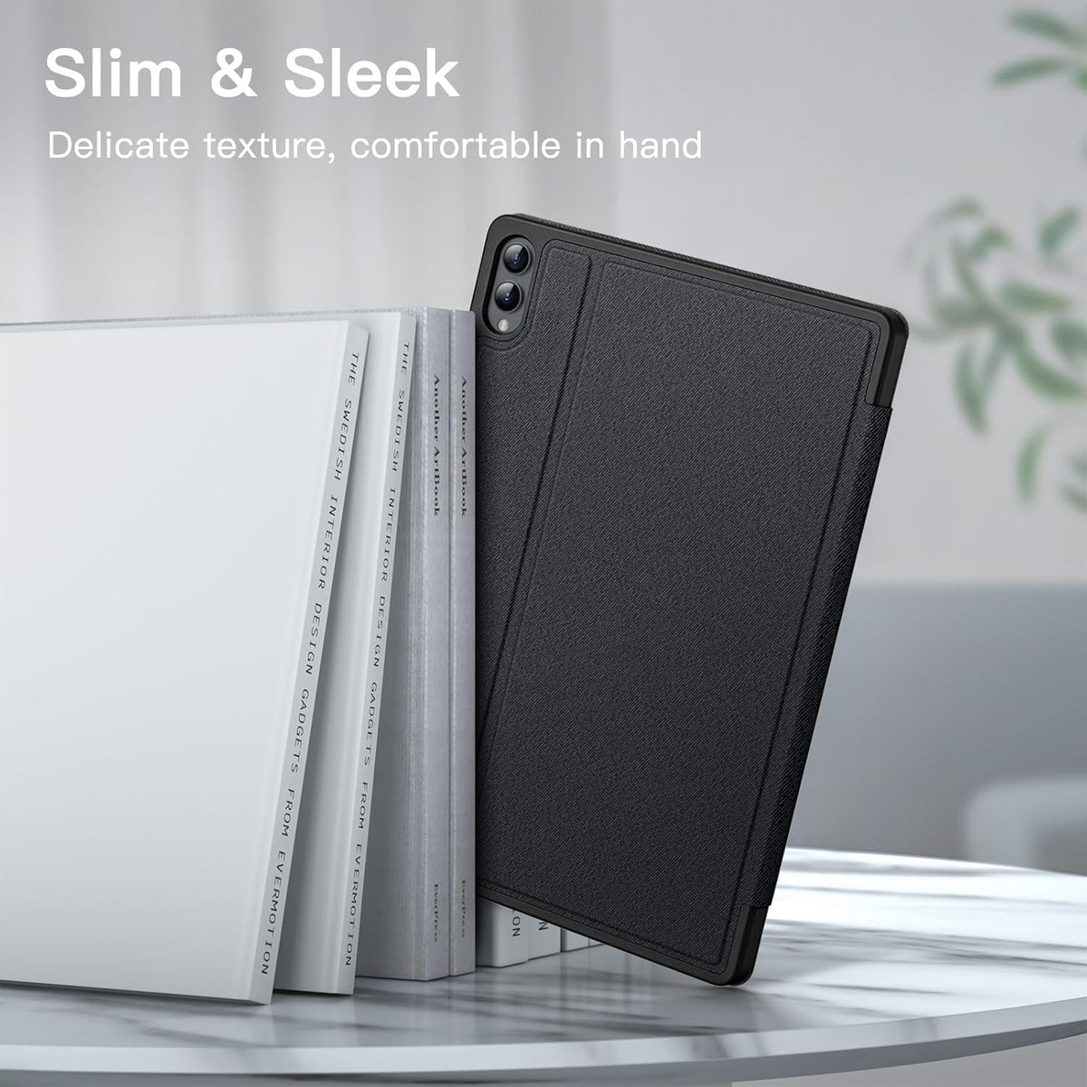 JETech S11 Case for Samsung Galaxy Tab Ultra with S Pen Holder, Slim Folio Stand Protective Tablet Cover, Multi-Angle