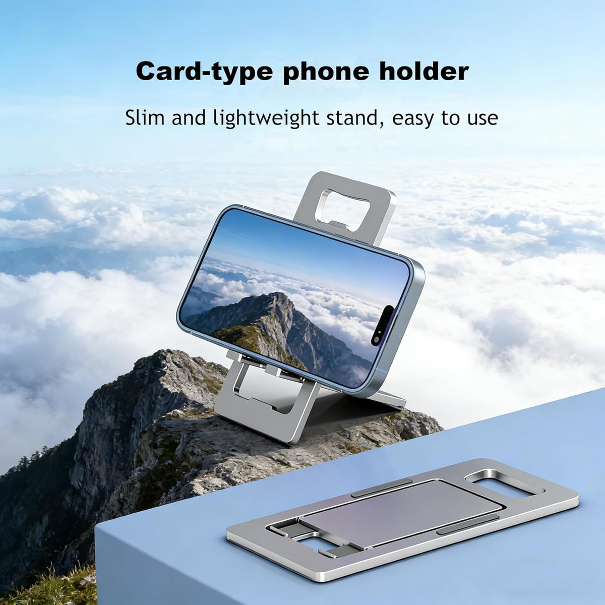 CEFOJQAO 2-Pack, 17 16 15 14 13 12 11, S26/25/23, Foldable Cell Phone Stand for Desk Portable Cell Phone Folding Stand