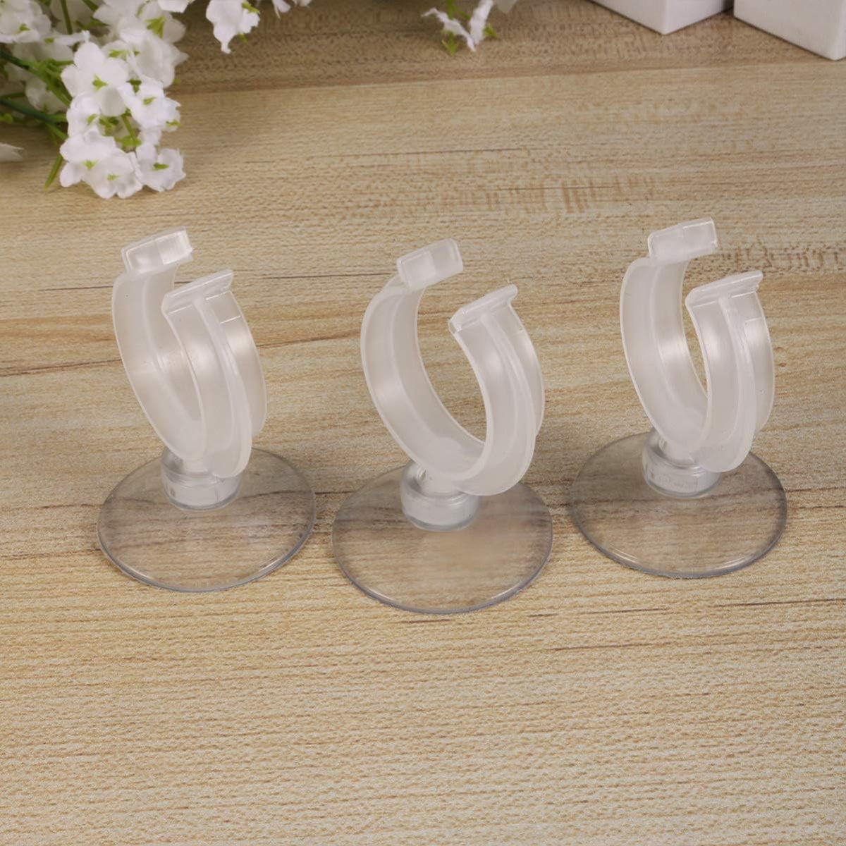 Skiennix Candle Holder Clamps - 6 Pack Suction Cups for Home Decor | Ideal for Christmas & Valentine's Day, 32mm