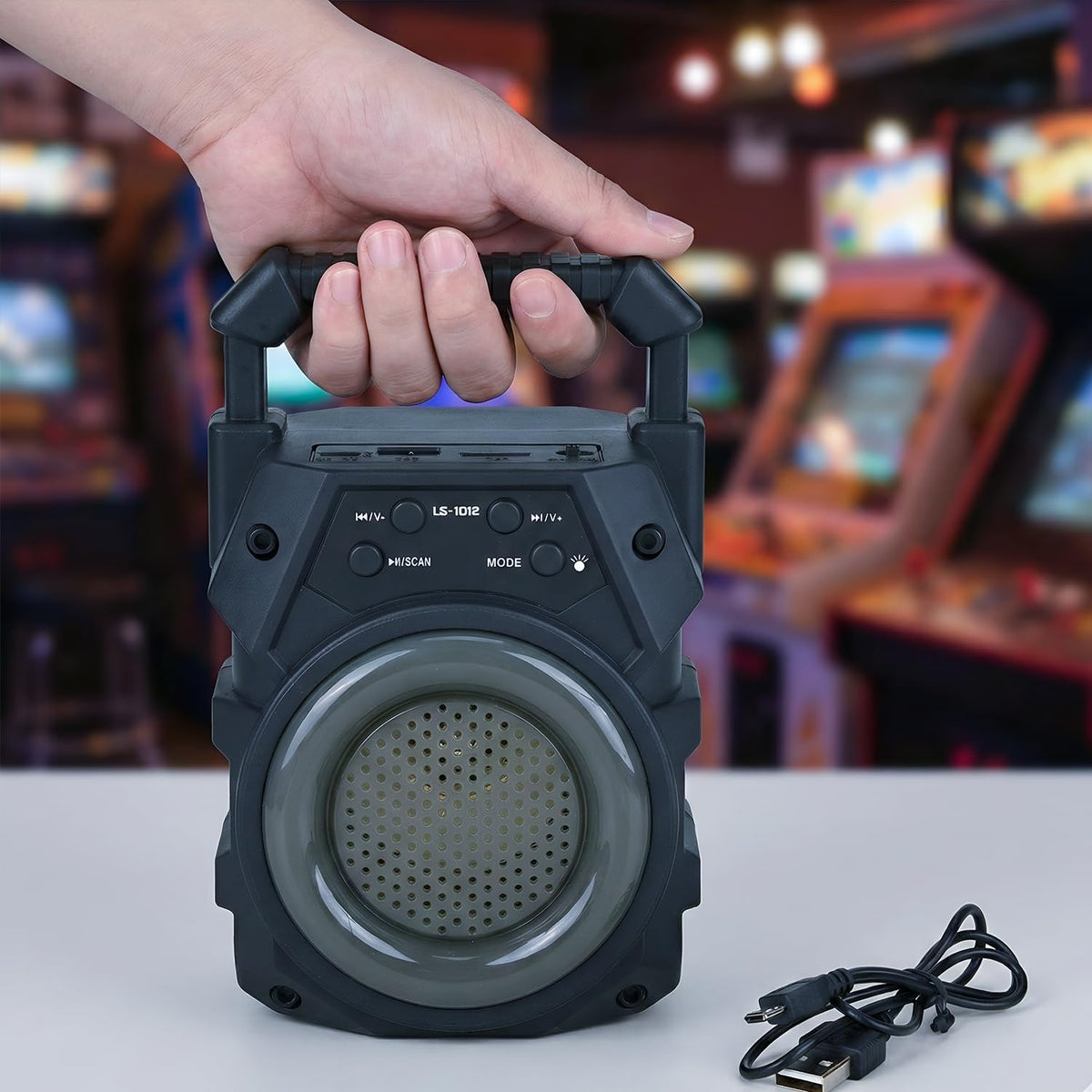Rhode Island Novelty 6-Inch Compact Wireless Mini Boom Speaker by