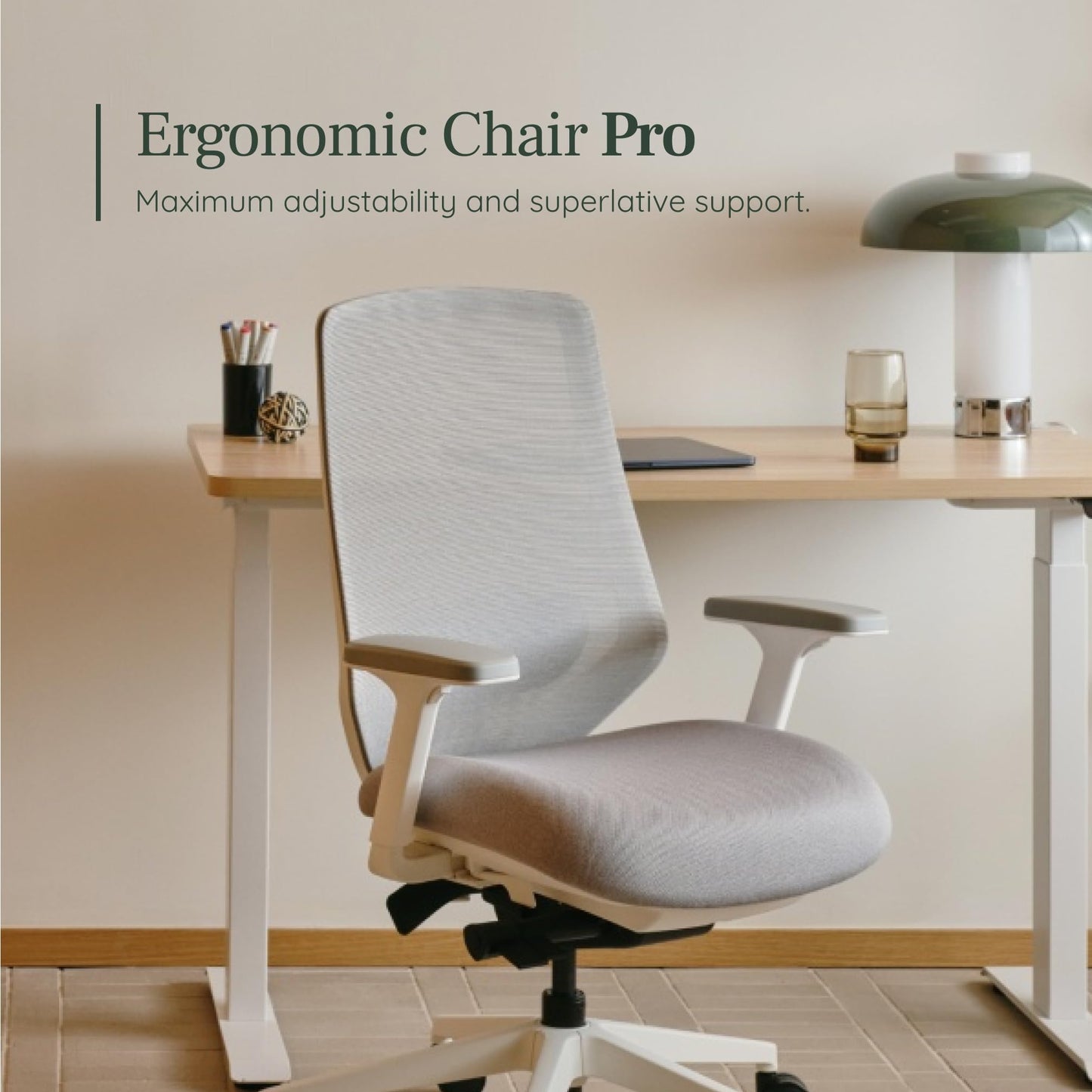 Branch Ergonomic Chair Pro - Mesh Office Chair with 14 Points of Adjustment - Height, Depth & Tilt Adjustable - 5D Armrests - Forward Tilt, Smooth Recline, and Lumbar Support - Black