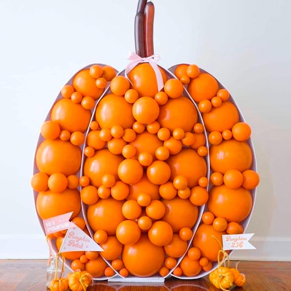 PartyWoo Orange Balloons - 50pcs 12 Inch Fall Latex Helium Balloons for Birthday & Baby Showers
