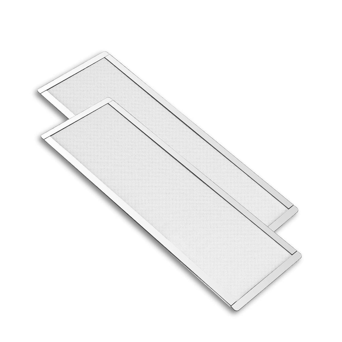 360mm 120mm 2 4.72inch 2-Pack x PC Fan Dust Mesh Filter PVC Computer PC Case Dust Proof Filter Cover Magnetic White