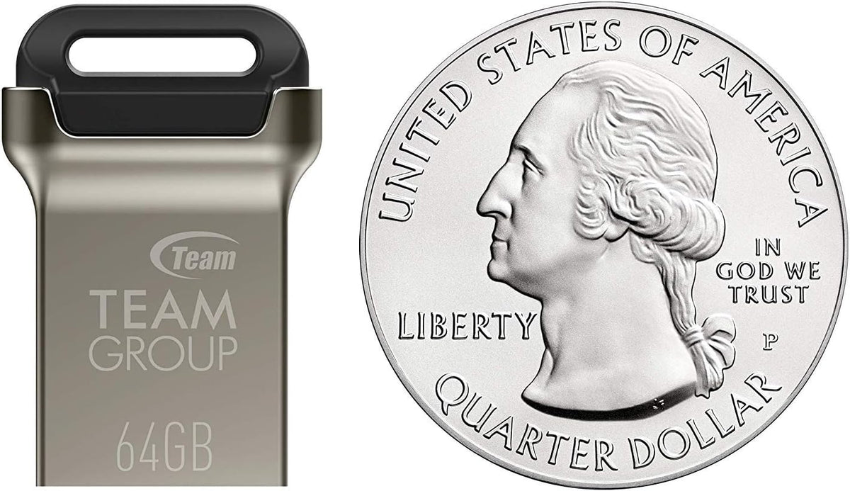TEAMGROUP C162 64GB 3 Pack 3.2 1 3.1/3.0 100MB/s TC162364GB19 USB Gen USB Mini Fits Metal Read Flash Thumb Drive