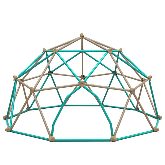 Virubi 12 FT Climbing Dome for Kids 3-10, Geometric Jungle Gym, Outdoor Play Equipment Supports 1000 lbs, Anti-Rust Easy Assembly