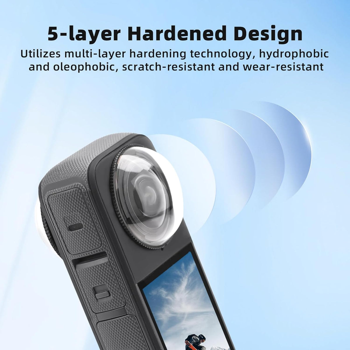 X4 Insta360 X4, 360 X4 X4 Premium Lens Guard for High Transparency Tempered Glass Lens Protector for Insta Camera