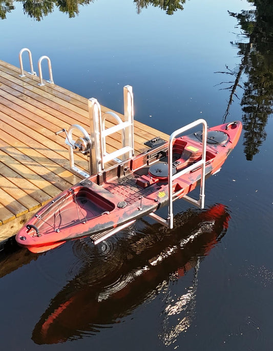 Golden Boat Lifts Kayak Launch, 3-7 Step Aluminum Dock System (3-Step Standard)