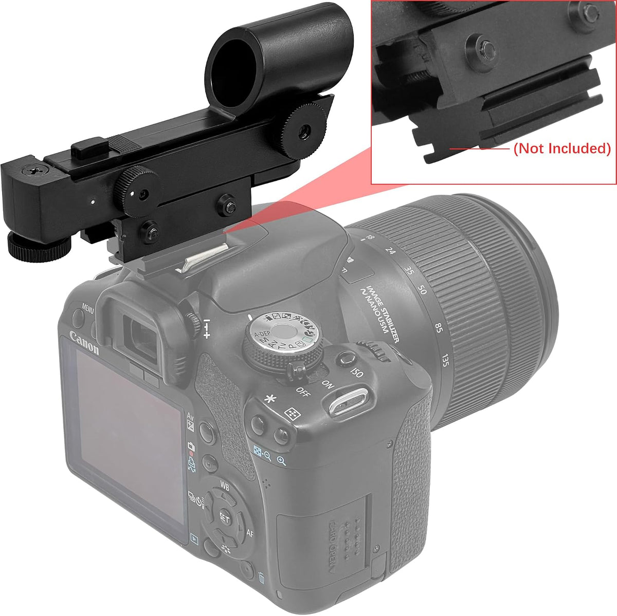 Tydeux Red Dot Finderscope - Star Pointer Viewfinder Astronomical Telescope Accessories with Slide-in Bracket